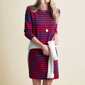 Vineyard Vines Over-Dyed Long-Sleeve Stripe Dress